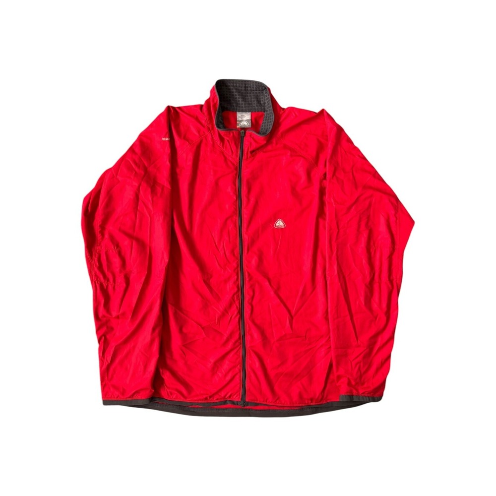 Nike ACG Packable Hooded Jacket Men XL Red Good 90s Vintage Habanero Nylon